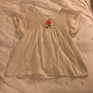 Vintage embroidered top